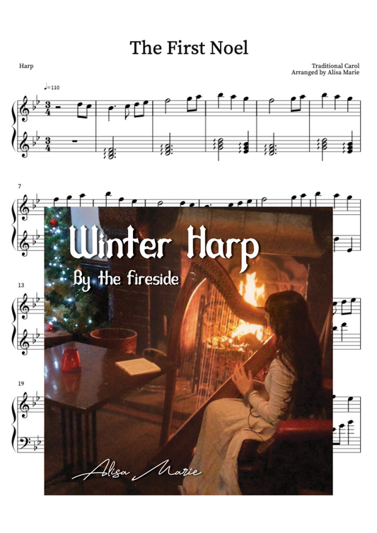 The First Noel - Harp Sheet Music