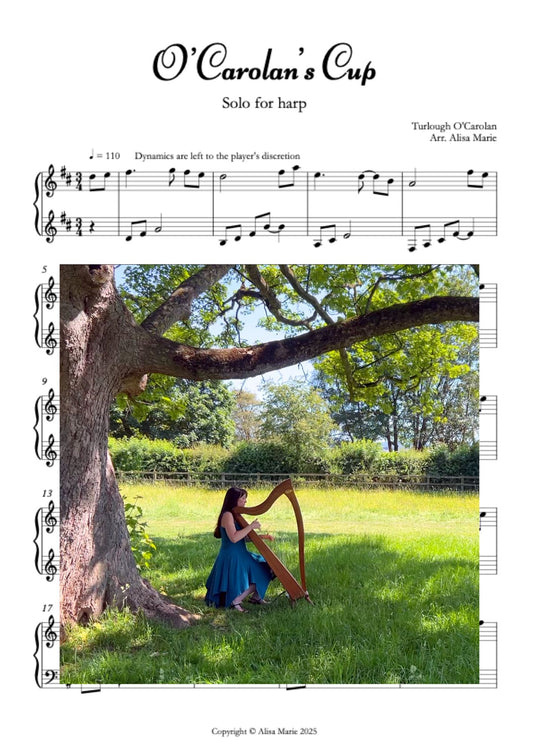 O'Carolan's Cup - Harp Sheet Music