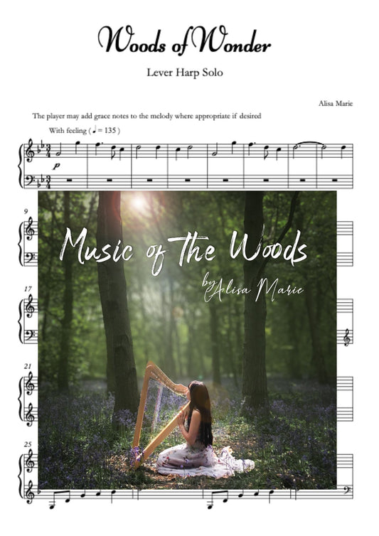 Woods of Wonder - Harp Sheet Music
