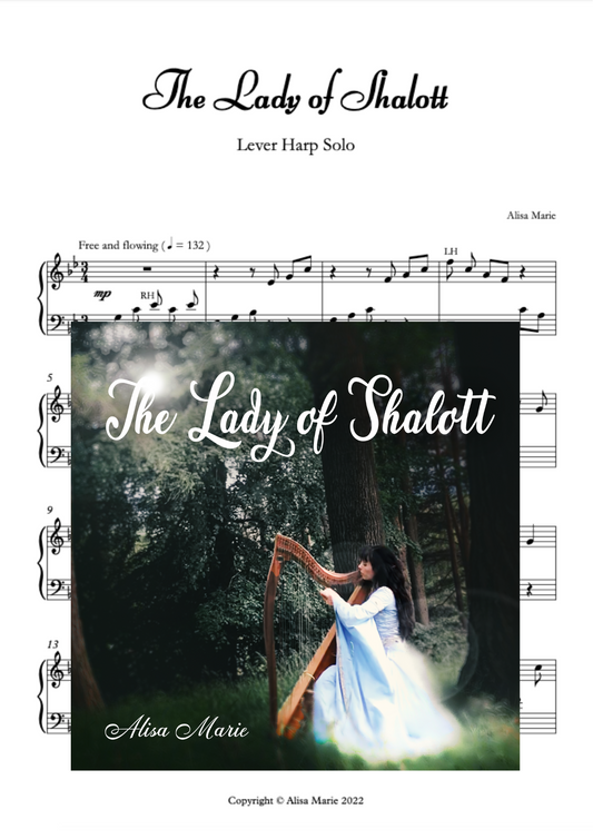 The Lady of Shalott - Harp Sheet Music