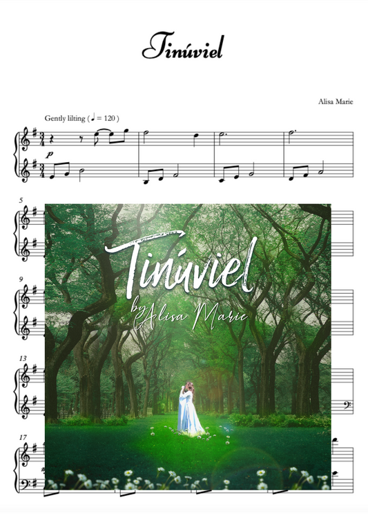 Tinúviel - Harp Sheet Music